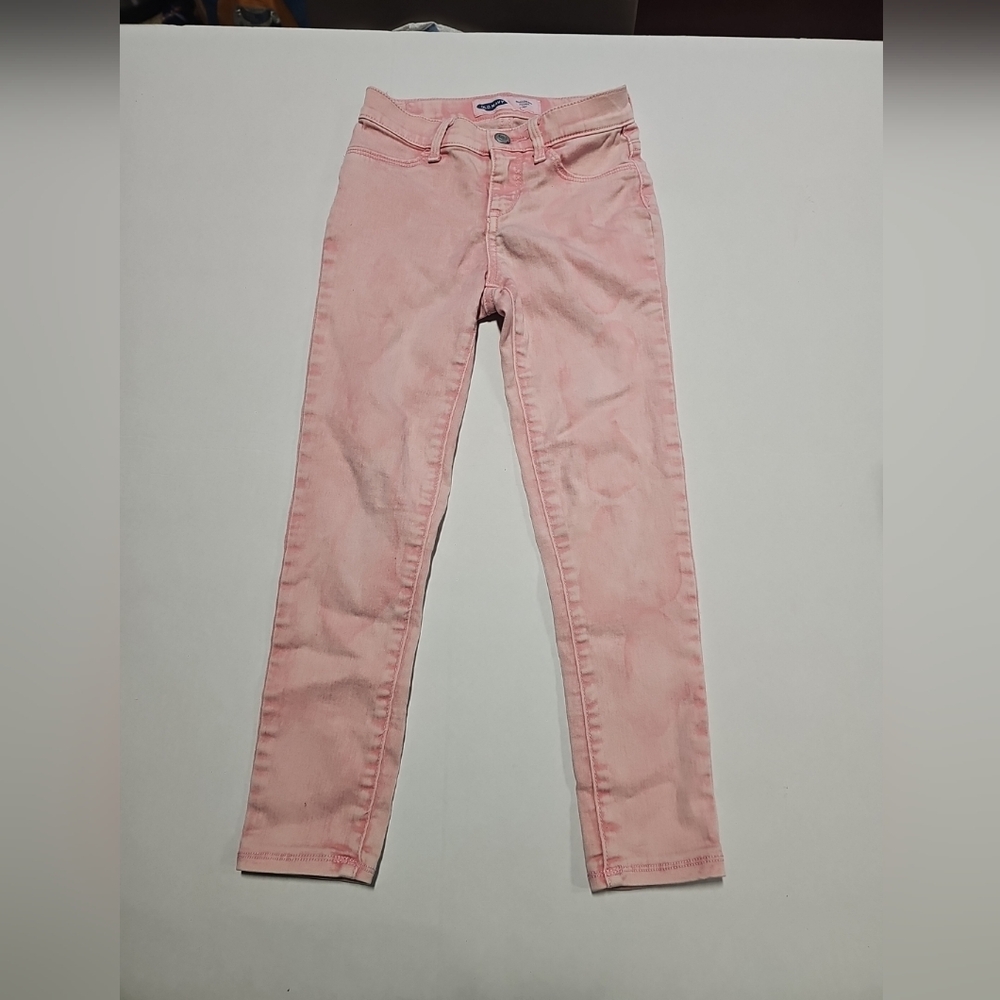 Pink Old Navy ballerina jeggings Crop Pants Kids 10